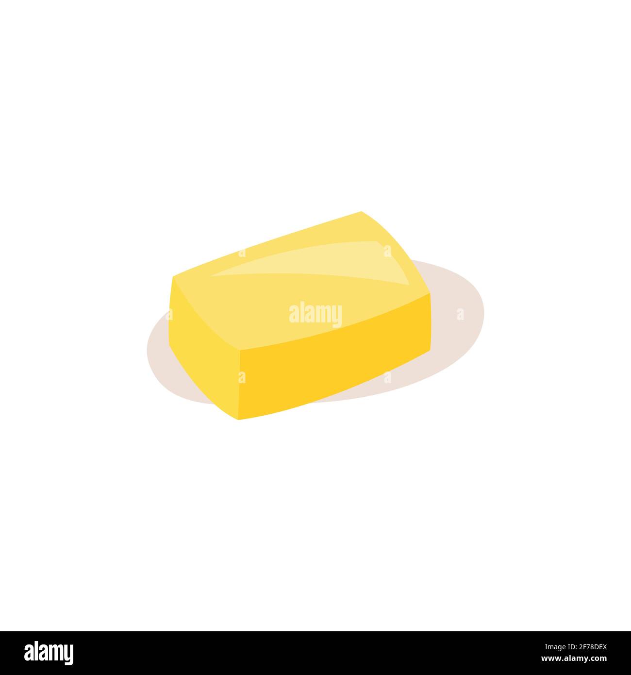 Butter icon on a white background. Vector illustration. Stock Vector