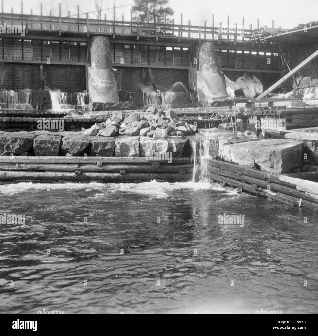 Lottefor's power station. Dust. Stock Photo