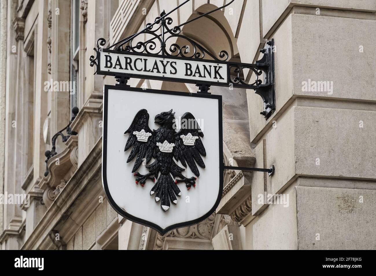 Barclays bank branch on Fleet Street, London England United Kingdom UK Stock Photo