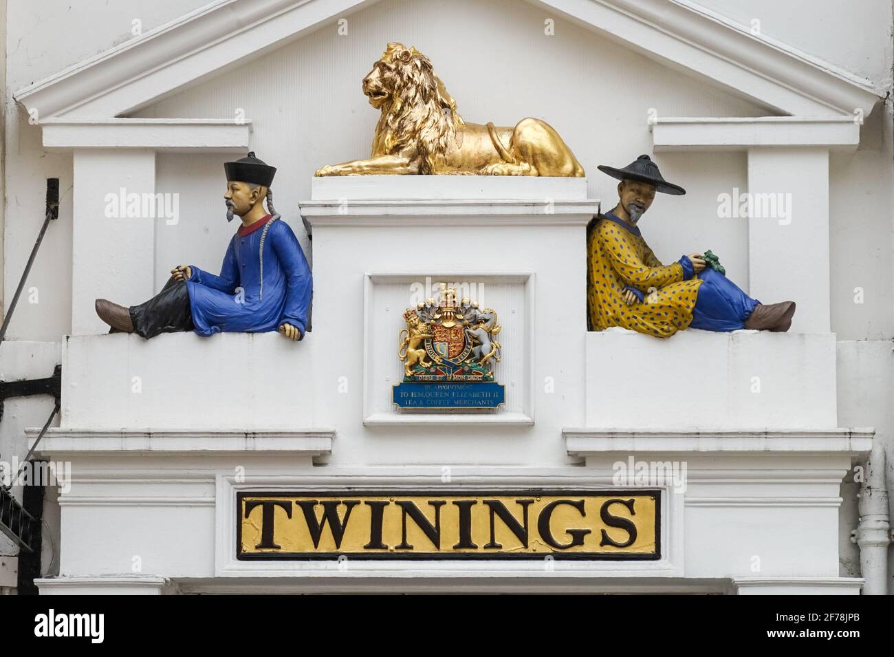 Twinings shop and museum on Strand, London, UK Stock Photo