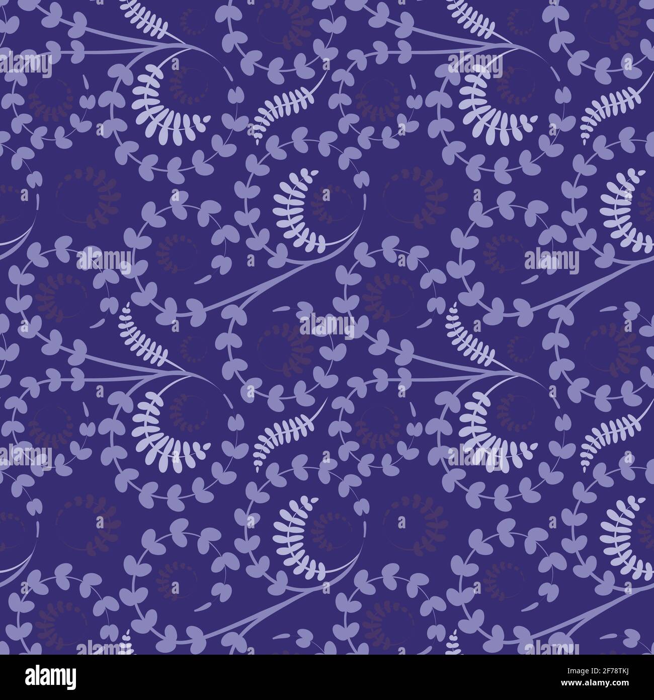 Seamless texture, pattern on a square background - flowers and leaves. Styling. Background for a website or blog, wallpaper, textiles, packaging. Stock Vector