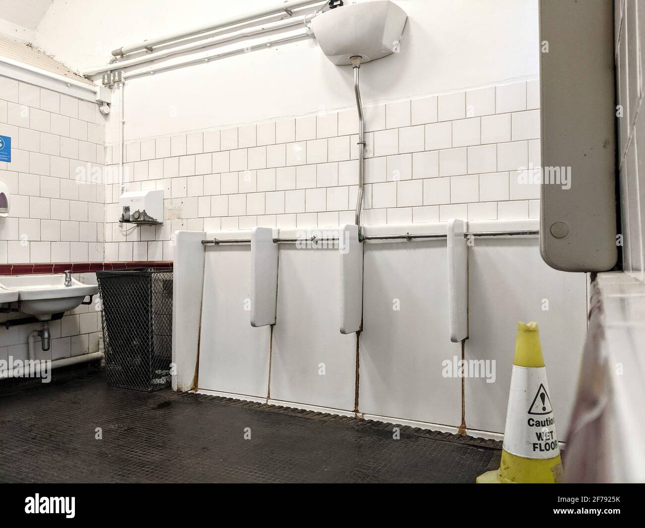 Men’s public toilets and urinals on Hampstead Heath, London Stock Photo