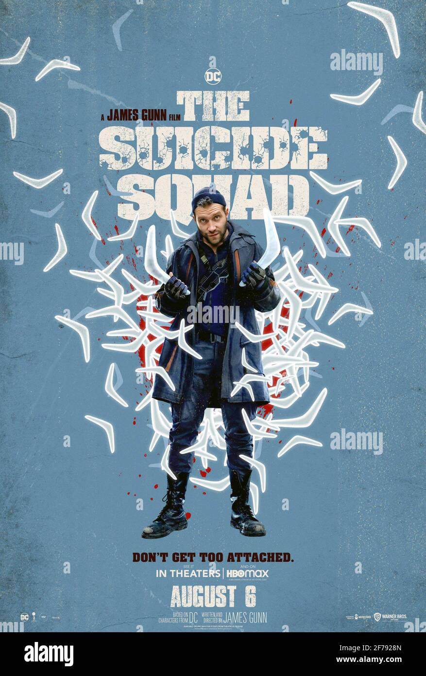 THE SUICIDE SQUAD, US character poster, Jai Courtney as Captain Boomerang,  2021. © Warner Bros. /Courtesy Everett Collection Stock Photo - Alamy