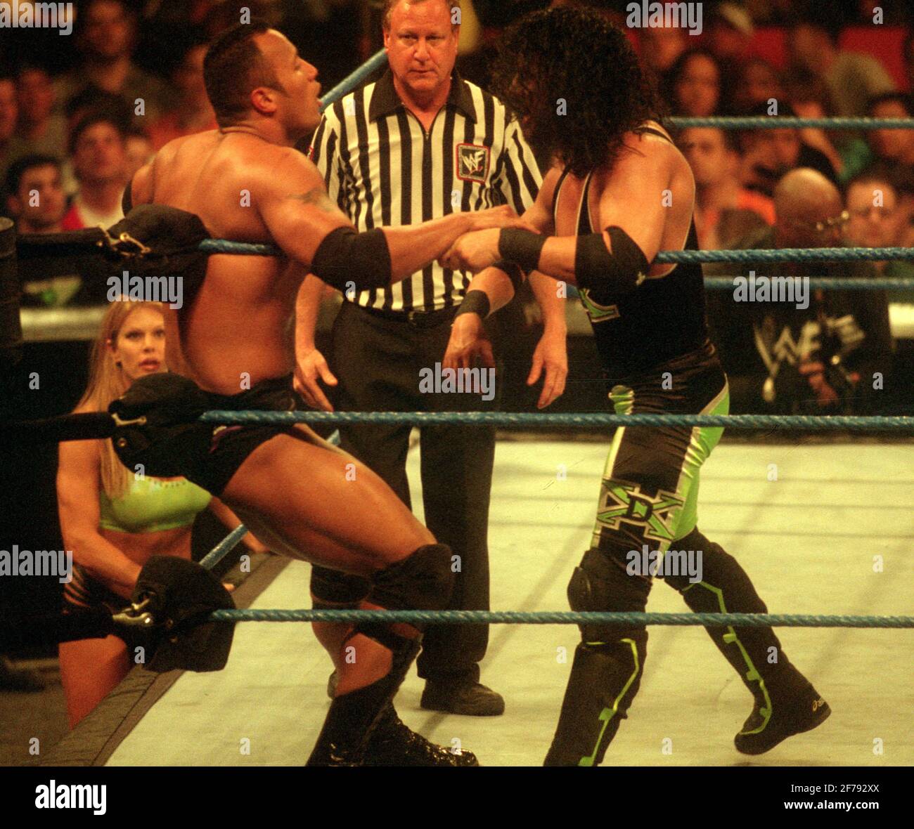 Dwayne The Rock X Pac 1998 Photo By John Barrett/PHOTOlink Stock Photo ...