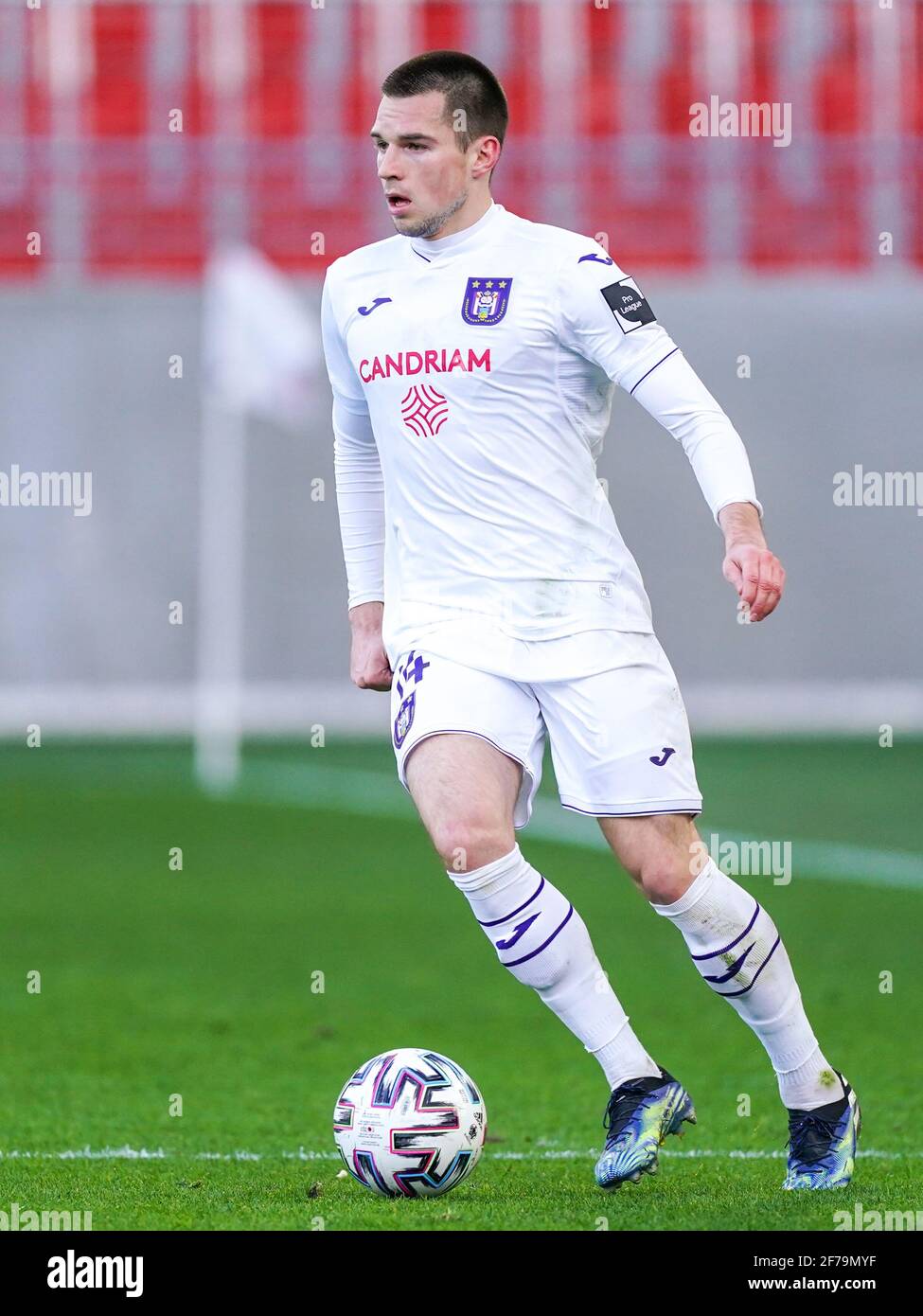 BRUSSELS, BELGIUM - DECEMBER 11: Michael Murillo of RSC Anderlecht during  the Pro League match between RSC Anderlecht and KRC Genk at Lotto Park on  de Stock Photo - Alamy