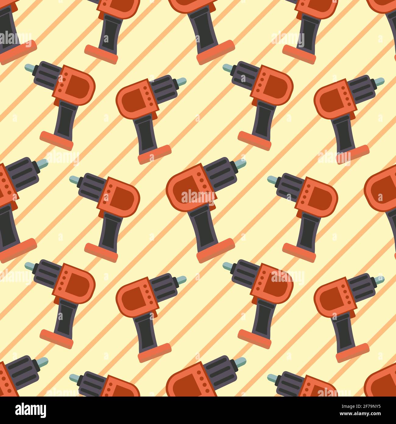 hand drill seamless pattern vector illustration Stock Vector Image & Art Alamy