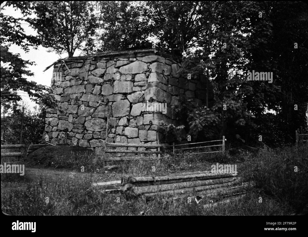 Bjurbäck's use. Ruins of Mulltimmer suck. Stock Photo
