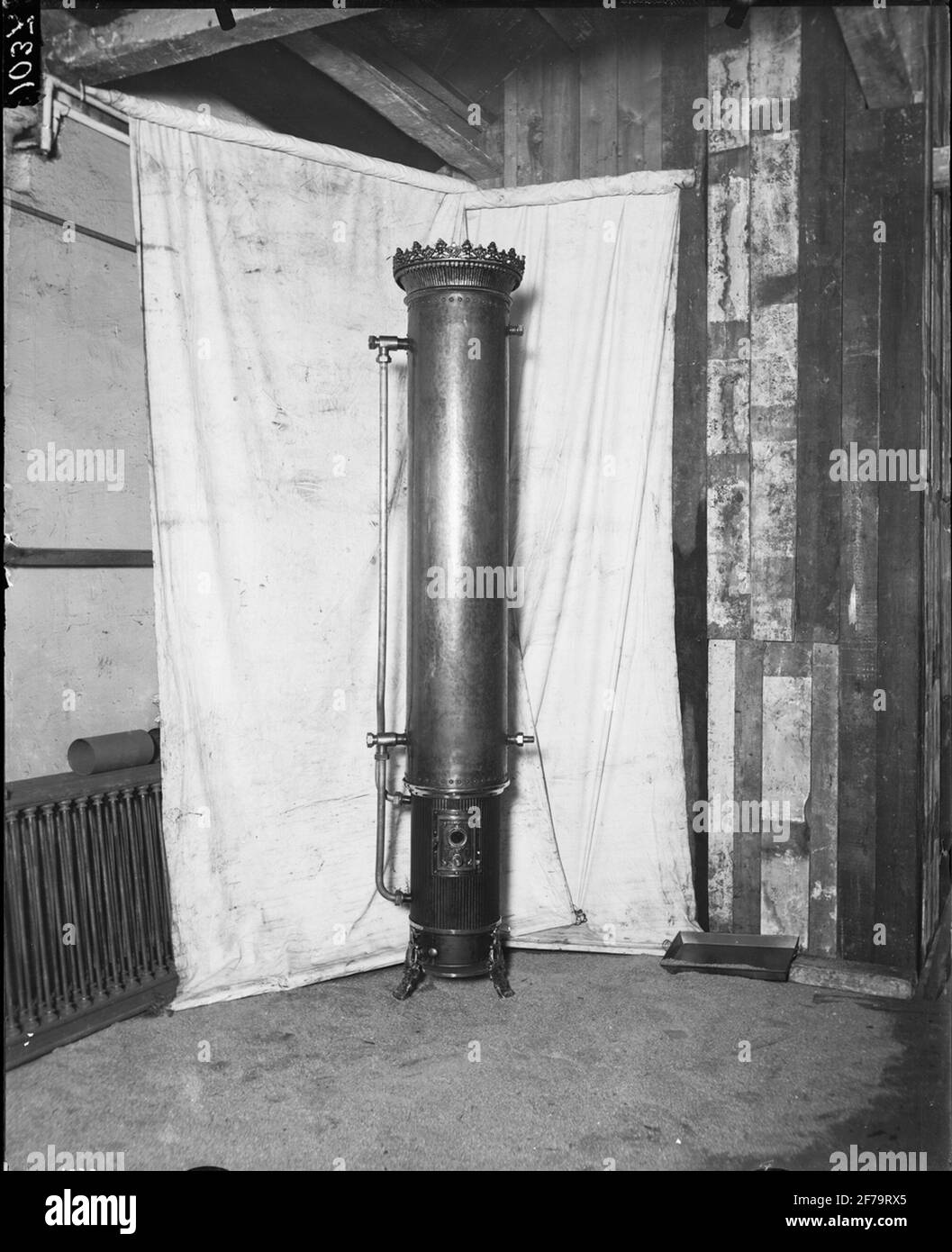 Ventilation stove (high) No. 17. Stock Photo