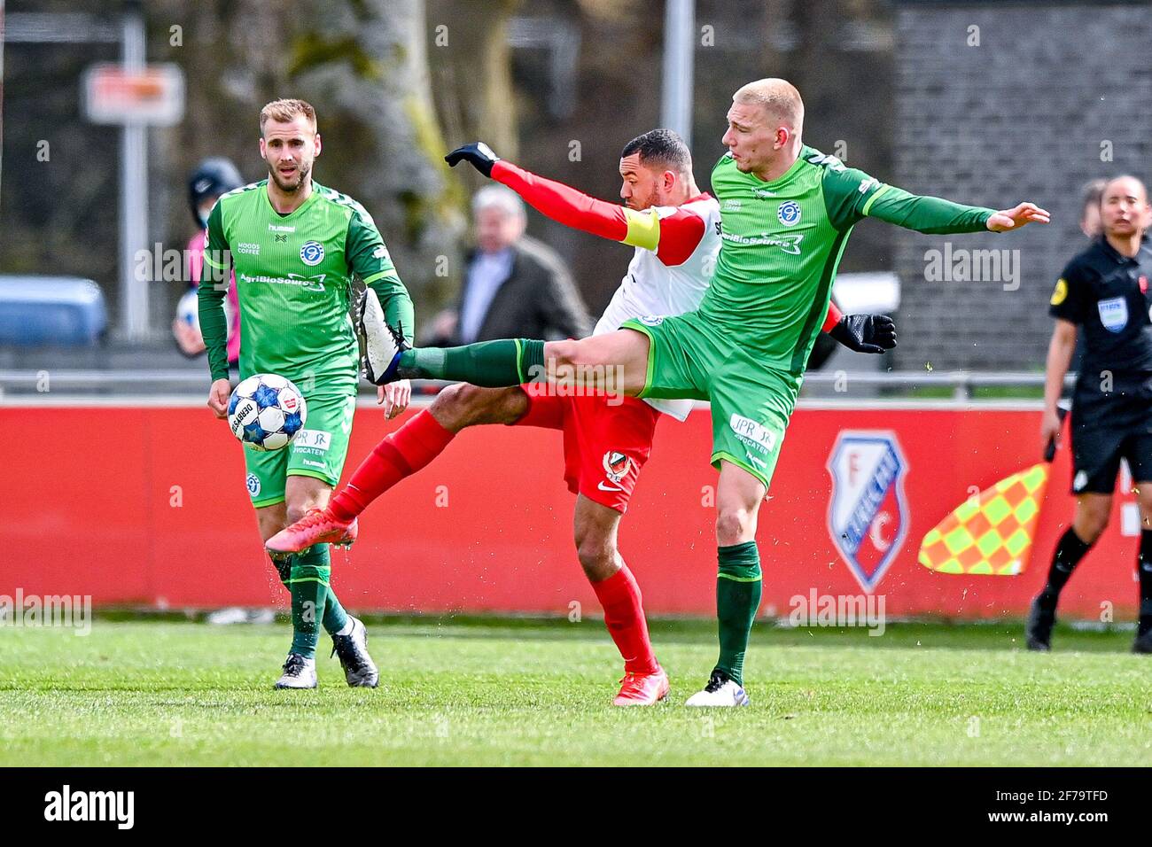 FC UTRECHT NETHERLANDS APRIL 5: Jeredy Hilterman of FC Utrecht U23