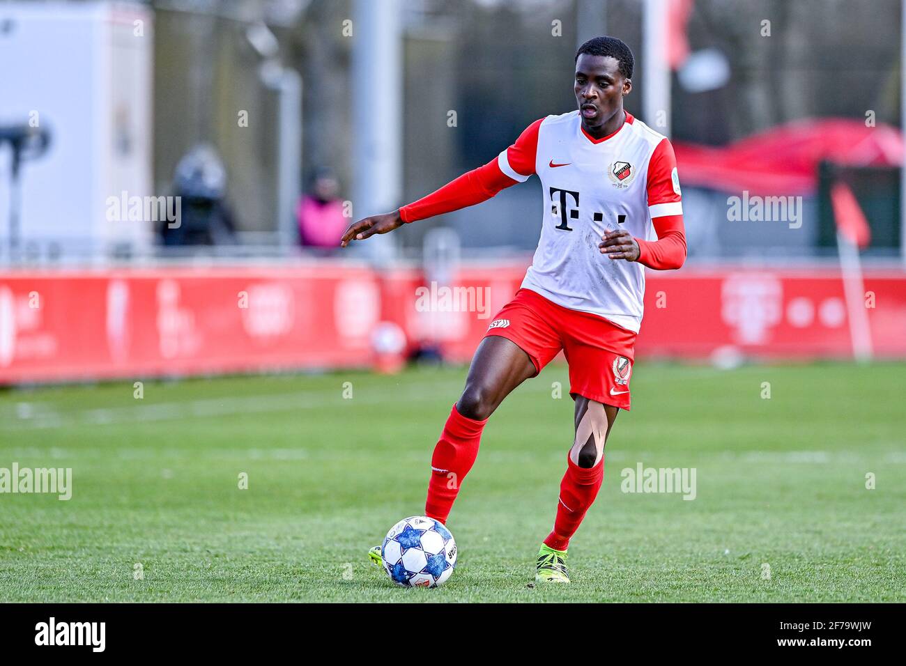 FC UTRECHT, NETHERLANDS - APRIL 5: Mark Pabai of FC Utrecht U23 during the  Dutch Keukenkampioendivisie match between FC Utrecht U23 and De Graafschap  Stock Photo - Alamy