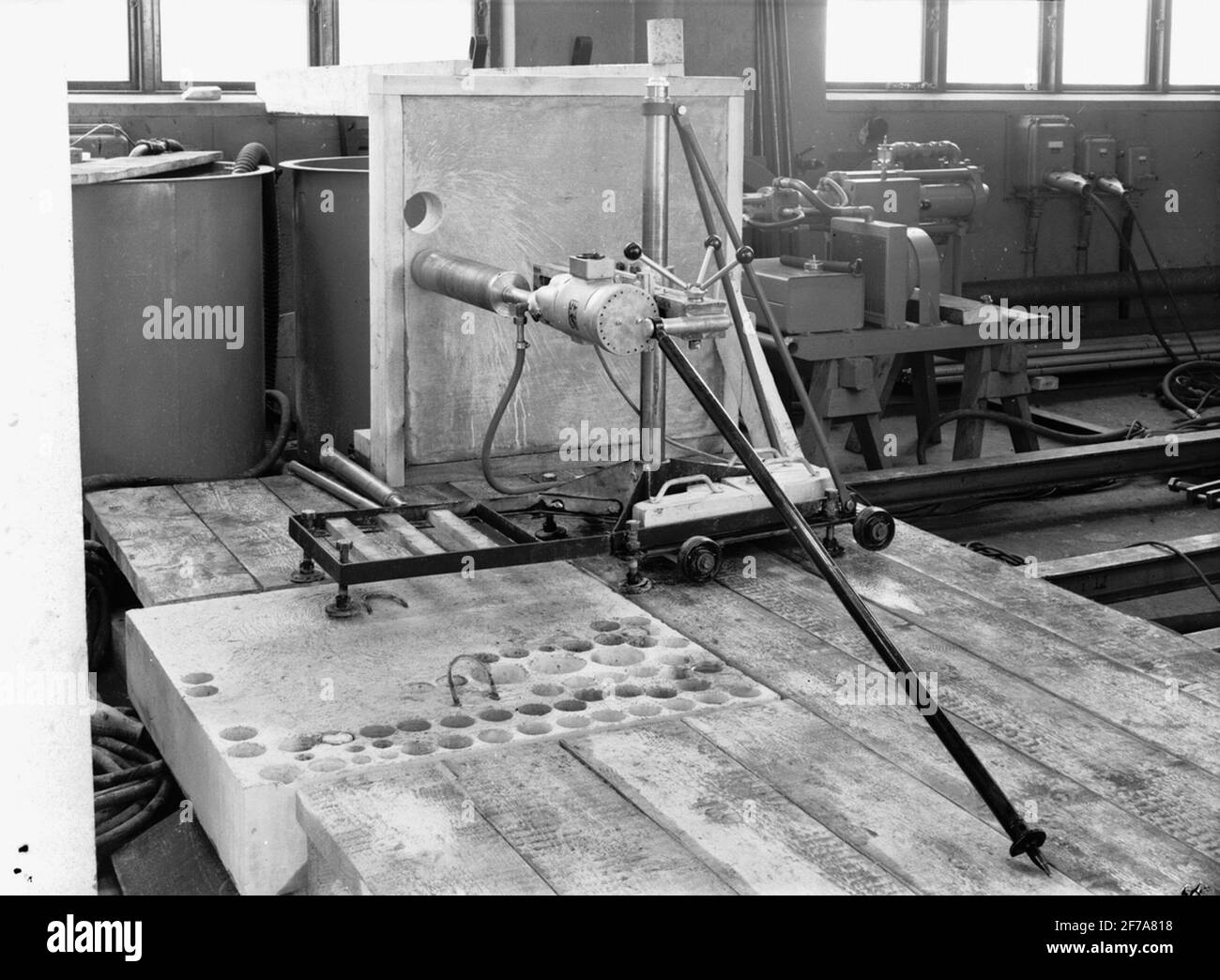 Drilling machine and details. >> Stock Photo Alamy