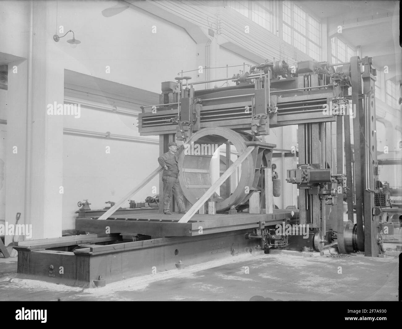 Test device, AB de Laval's steam turbine Stock Photo Alamy