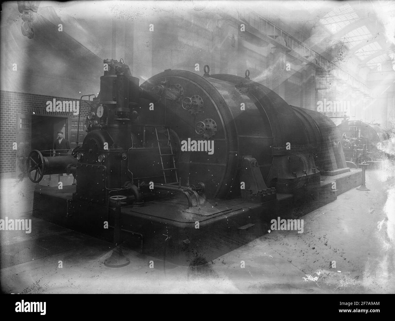 Turbogenerator 10000 kW, Värtan Stock Photo Alamy