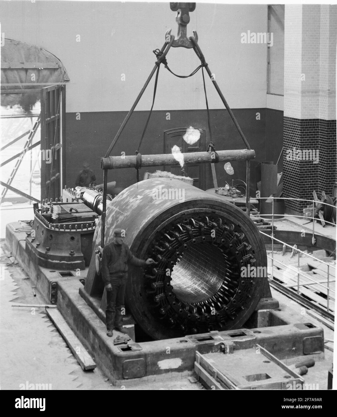 The stator to the heat generator Stock Photo Alamy