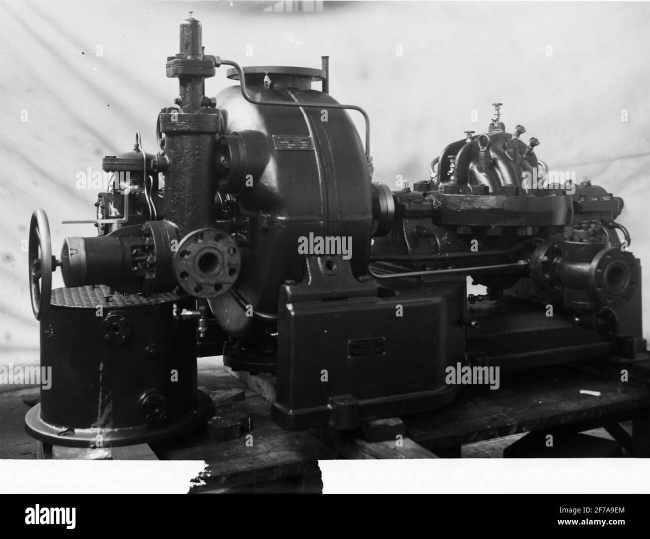Ångturbinmotorpump MIH + PPK44 L.O.8252 Stock Photo - Alamy