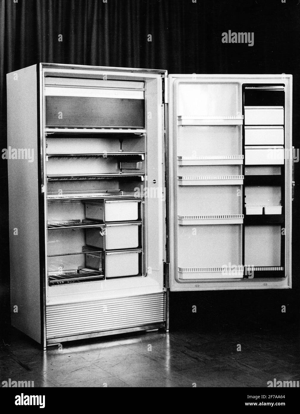 Electrolux.frigidaire. Refrigerator, open. Stock Photo