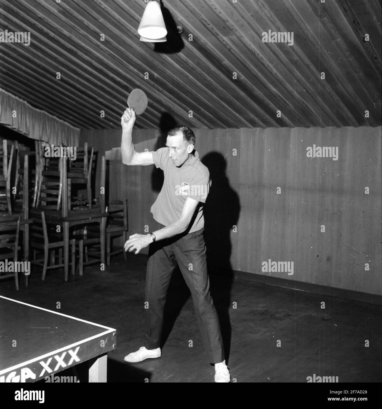 Historical table tennis Black and White Stock Photos & Images - Alamy