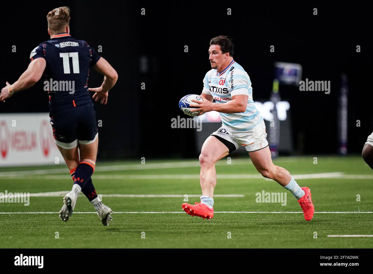 Camille Chat R92 During The 8th Finale Match Of Champions Cup Between Racing 92 R92 And Edinburgh Rugby Er At The Paris La Defense Arena In Nanterre France On April 4 21