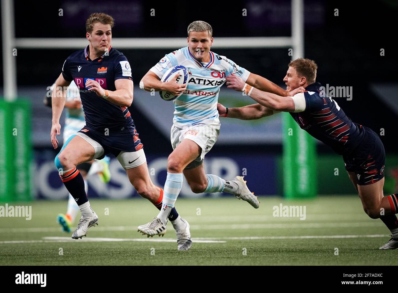 Antoine Gibert R92 During The 8th Finale Match Of Champions Cup Between Racing 92 R92 And Edinburgh Rugby Er At The Paris La Defense Arena In Nanterre France On April 4 21