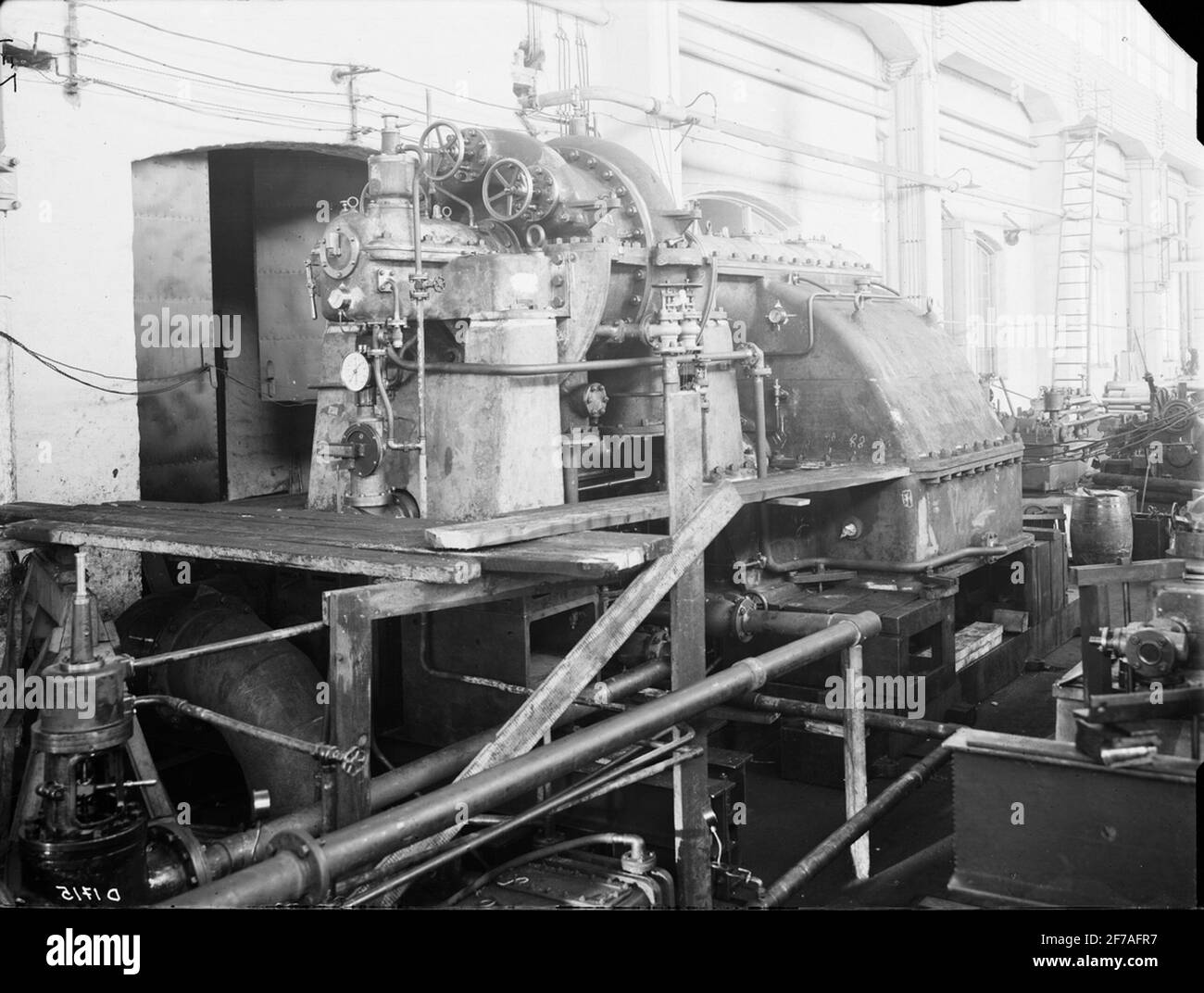 Steam turbine Black and White Stock Photos & Images - Alamy