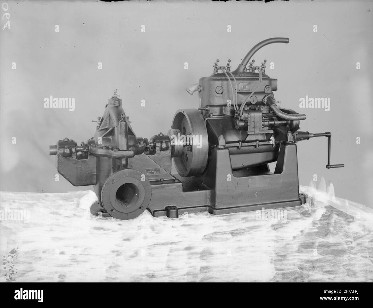 Steam turbine Stock Photo