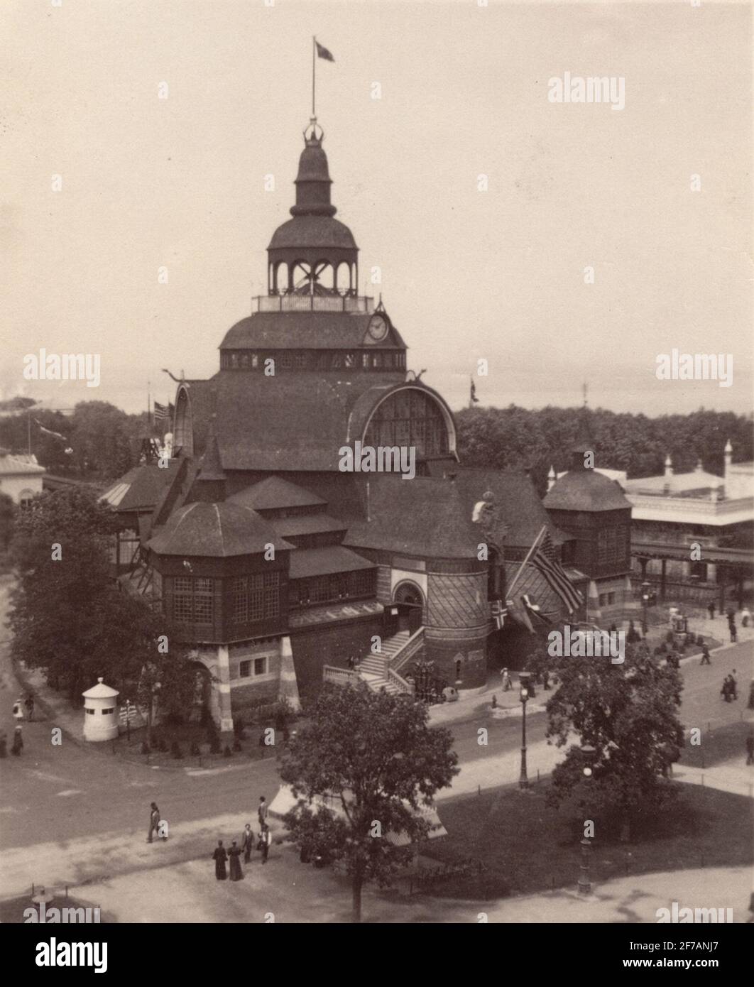 The Swedish Pavilion at the World Expo in Chicago 1893 Stock Photo Alamy