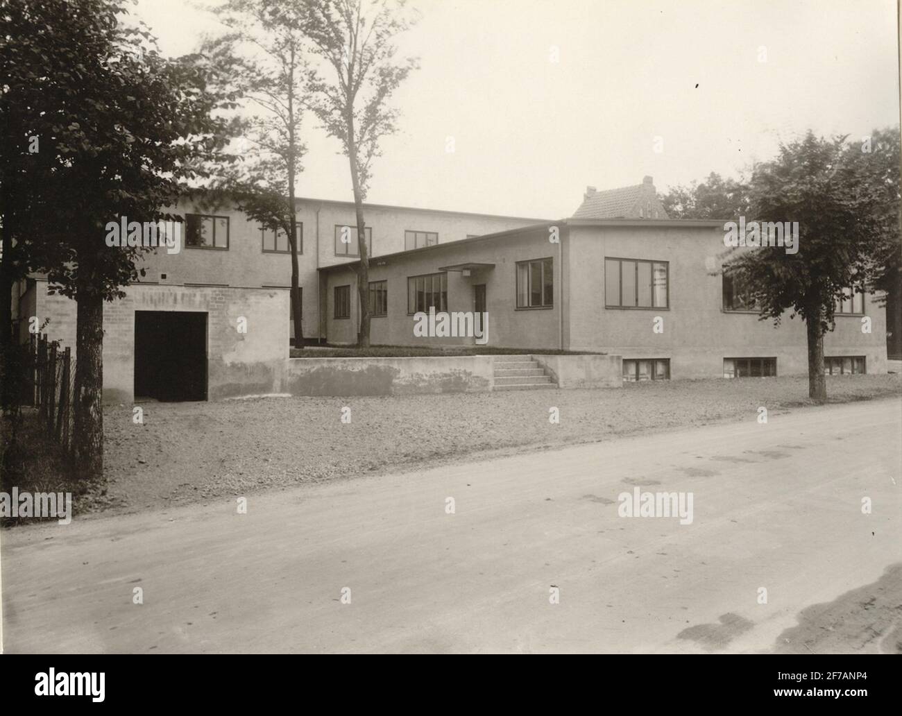 Billesholms Glasulls AB, S. Vrams Sn, Skåne.Fabriken in 1937. Stock Photo