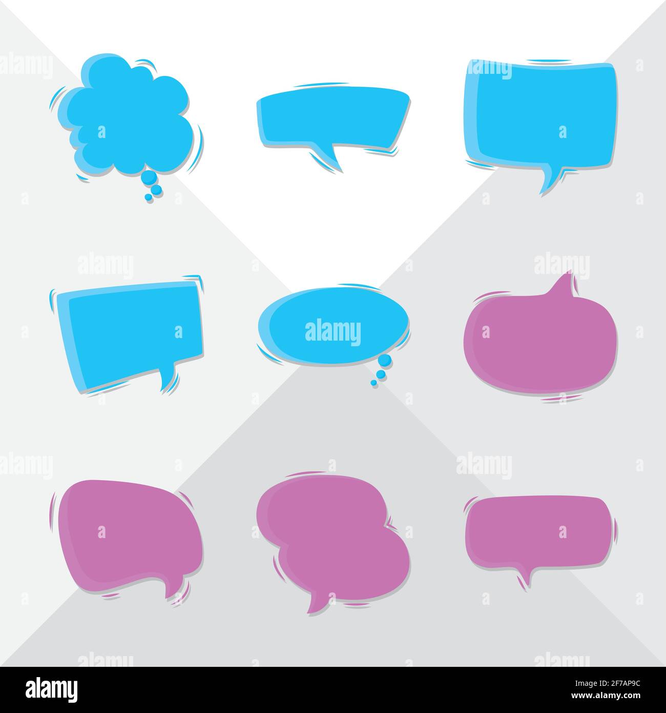 blue and purple speech bubbles Stock Vector Image & Art - Alamy
