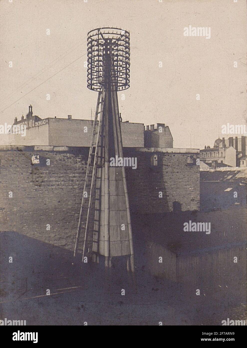 Malmö network and stations in 1890. The telephone Stock Photo - Alamy