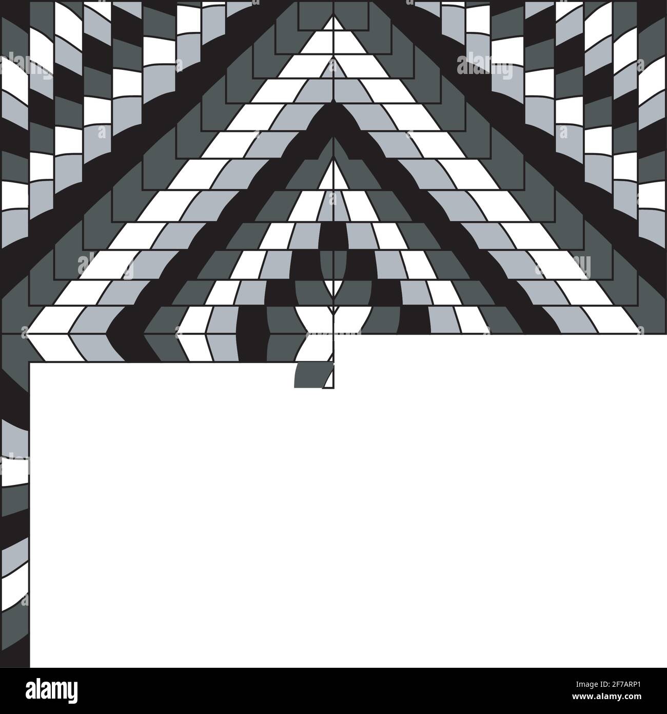 Black and white geometrical pattern Stock Vector Image & Art - Alamy