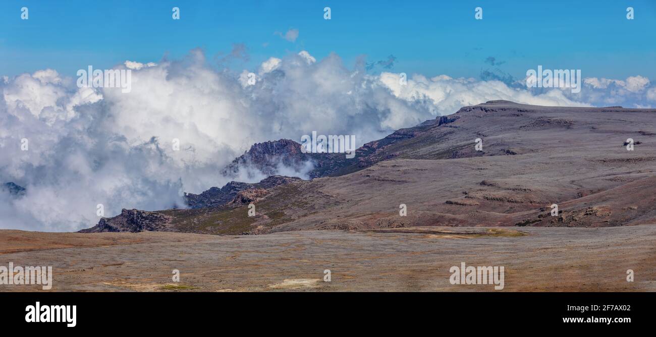 Ethiopian Bale National Ethiopia wilderness pure nature. Sunny day blue sky and Stock Photo - Alamy