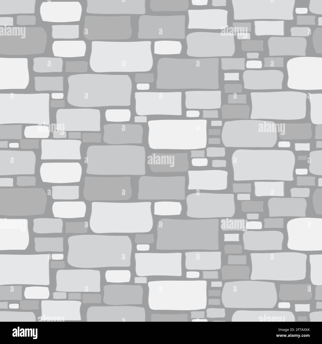Cartoon gray stone wall seamless background Stock Vector Image & Art - Alamy