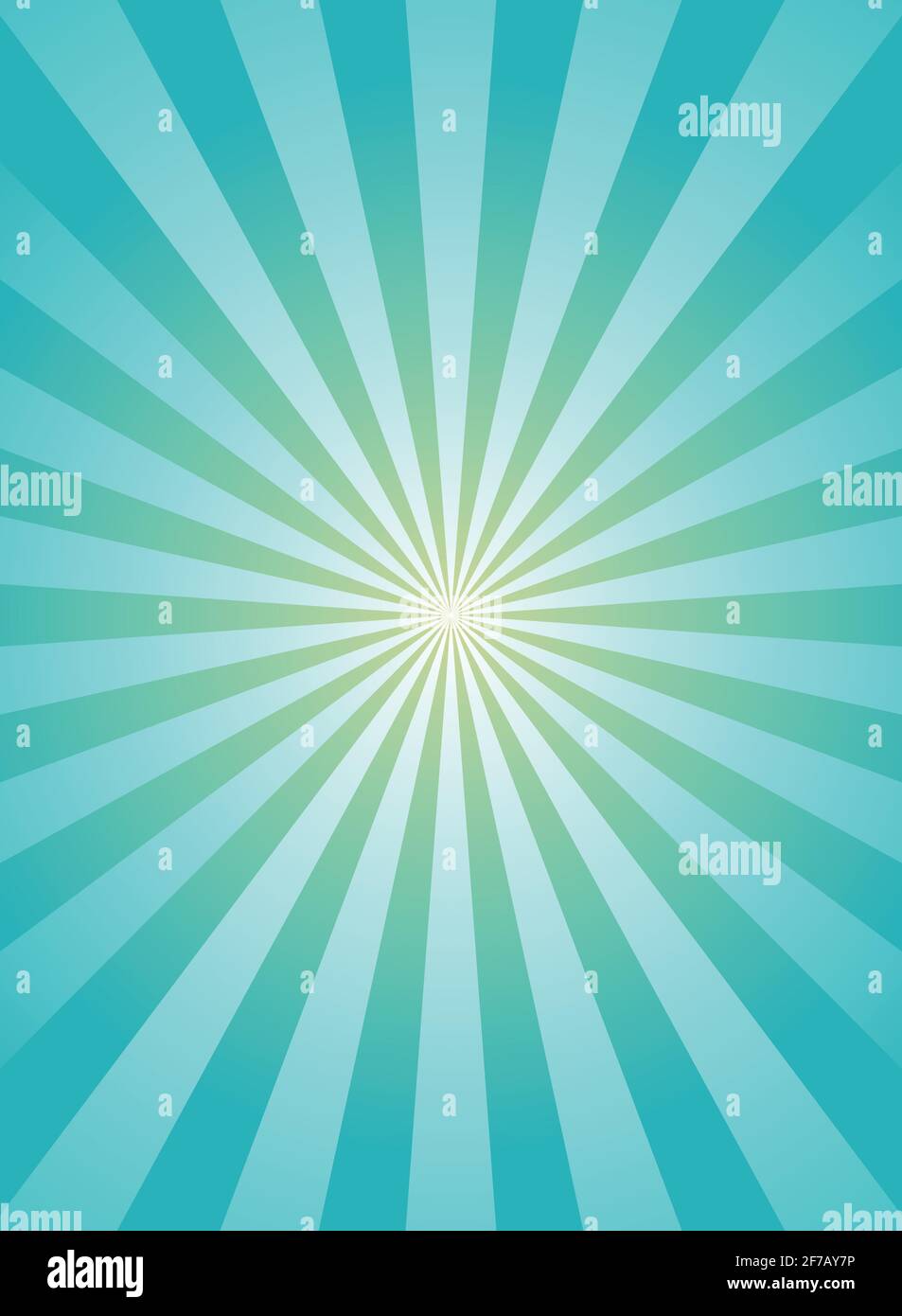 Sunlight vertical background. Powder blue color burst background with