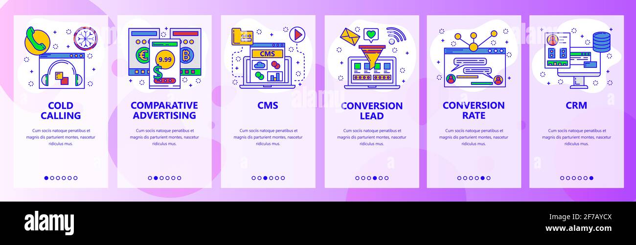  site onboarding screens. Call center, CMS, CRM systems, conversion