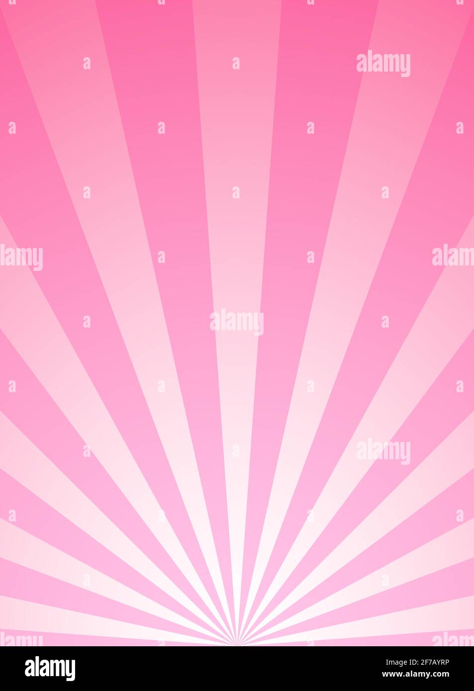 Sunlight vertical background. Pink color burst background. Vector