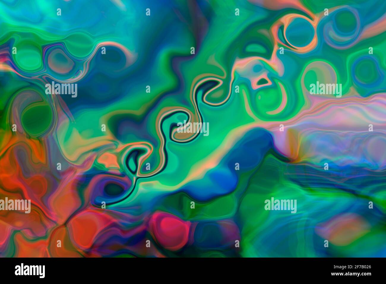 Abstract blurred multicolored neon background. Stock Photo