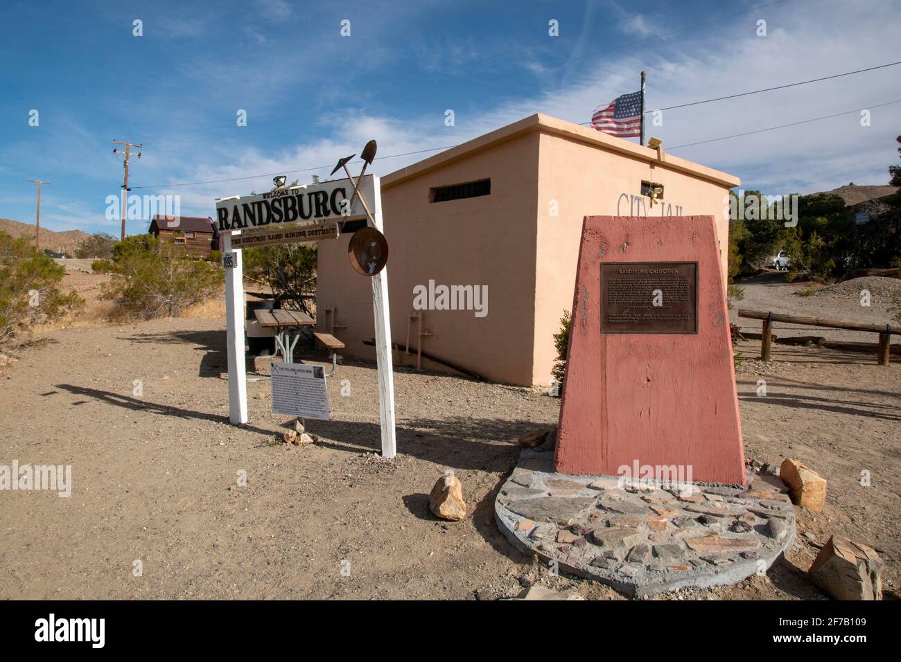 Randsburg is an old mining town in Kern County, CA, USA that at one point moved millions of
