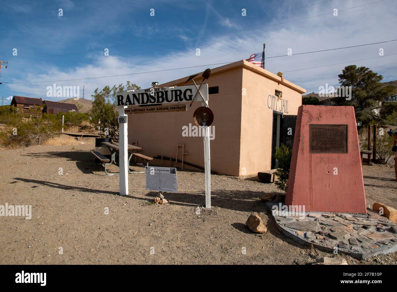 Randsburg is an old mining town in Kern County, CA, USA that at one point moved millions of