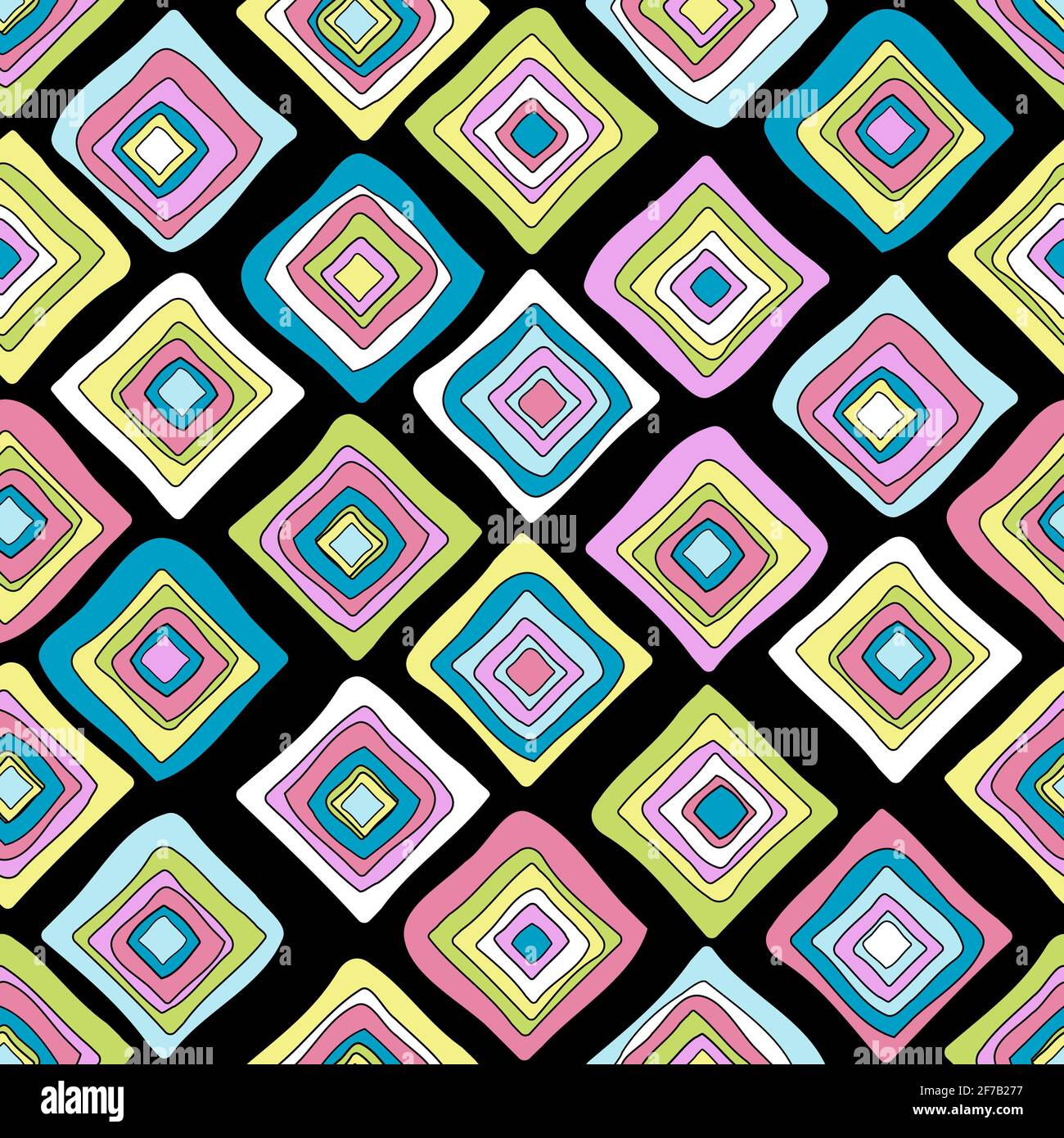 Colored rhombus geometrical wrapping paper Stock Vector
