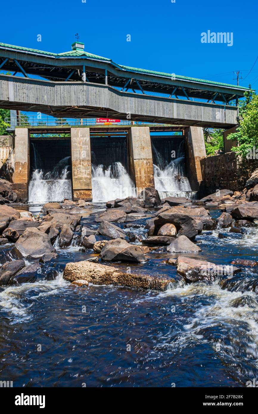 Burks Falls Ontario Canada in summer Stock Photo Alamy