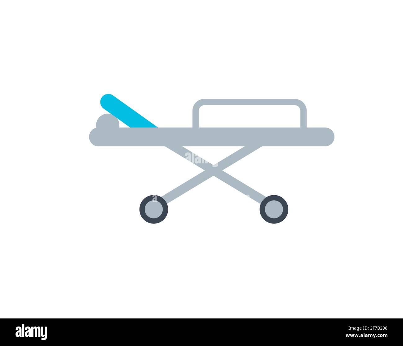 Stretcher bed icon. Vector patient hospital medical stretcher Stock Vector Image & Art Alamy