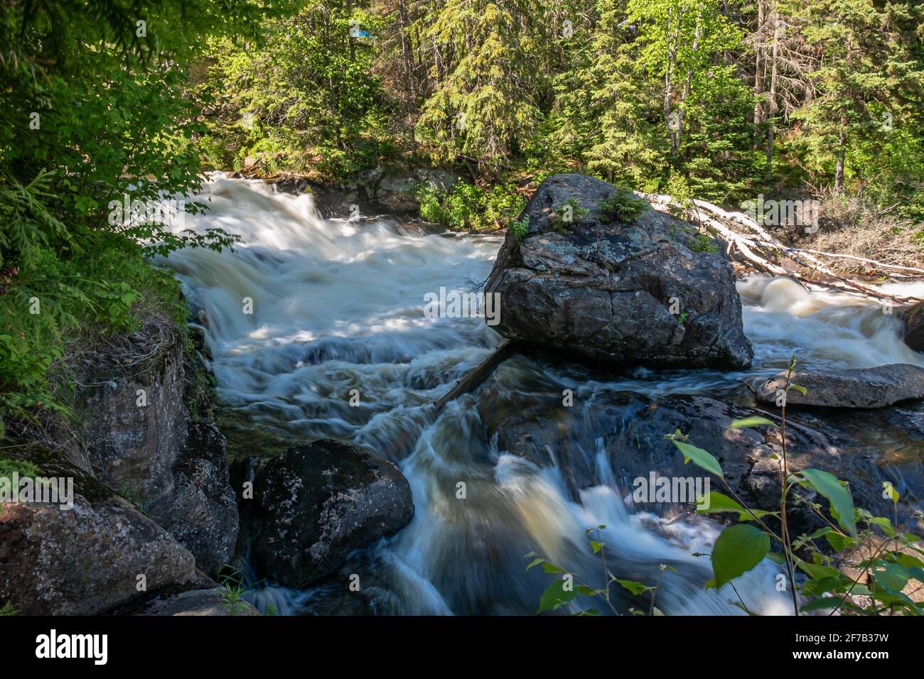 Stirling Falls Ontario Canada in summer Stock Photo
