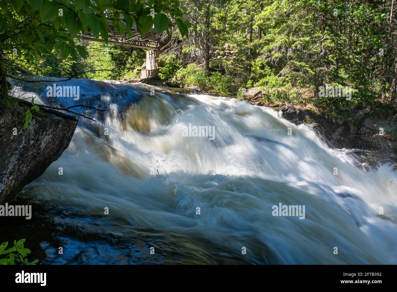 Stirling Falls Ontario Canada in summer Stock Photo