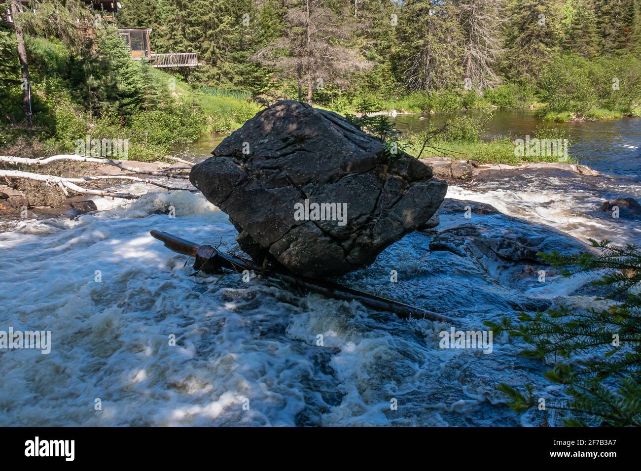 Stirling Falls Ontario Canada in summer Stock Photo Alamy