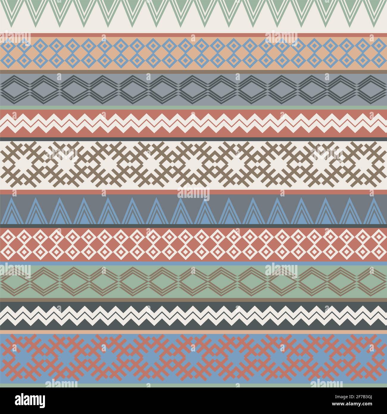 Vintage Ethnic geometric motifs background Stock Vector Image & Art - Alamy