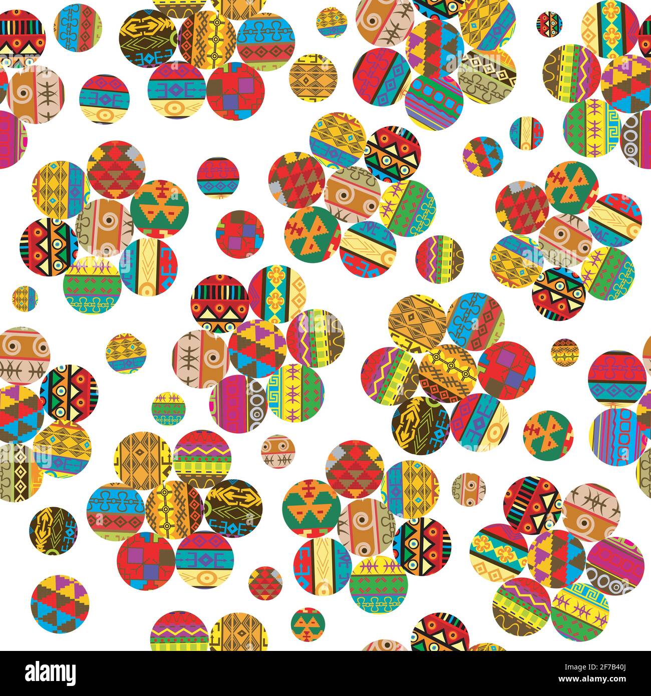 Ethnic motifs patchwork flowers seamless Stock Vector Image & Art - Alamy