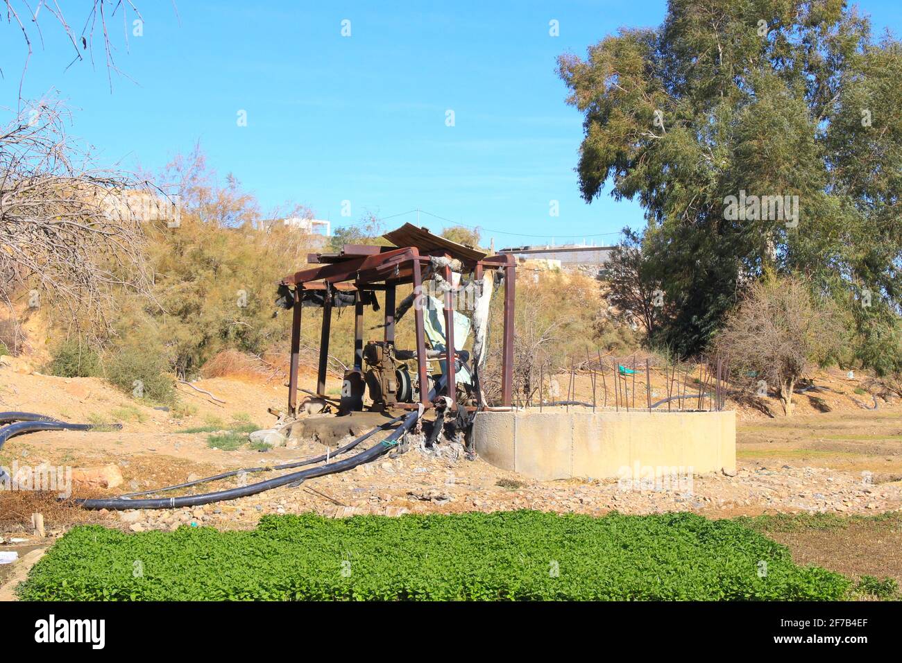 desert mountain landscape saudi arabia Stock Photo