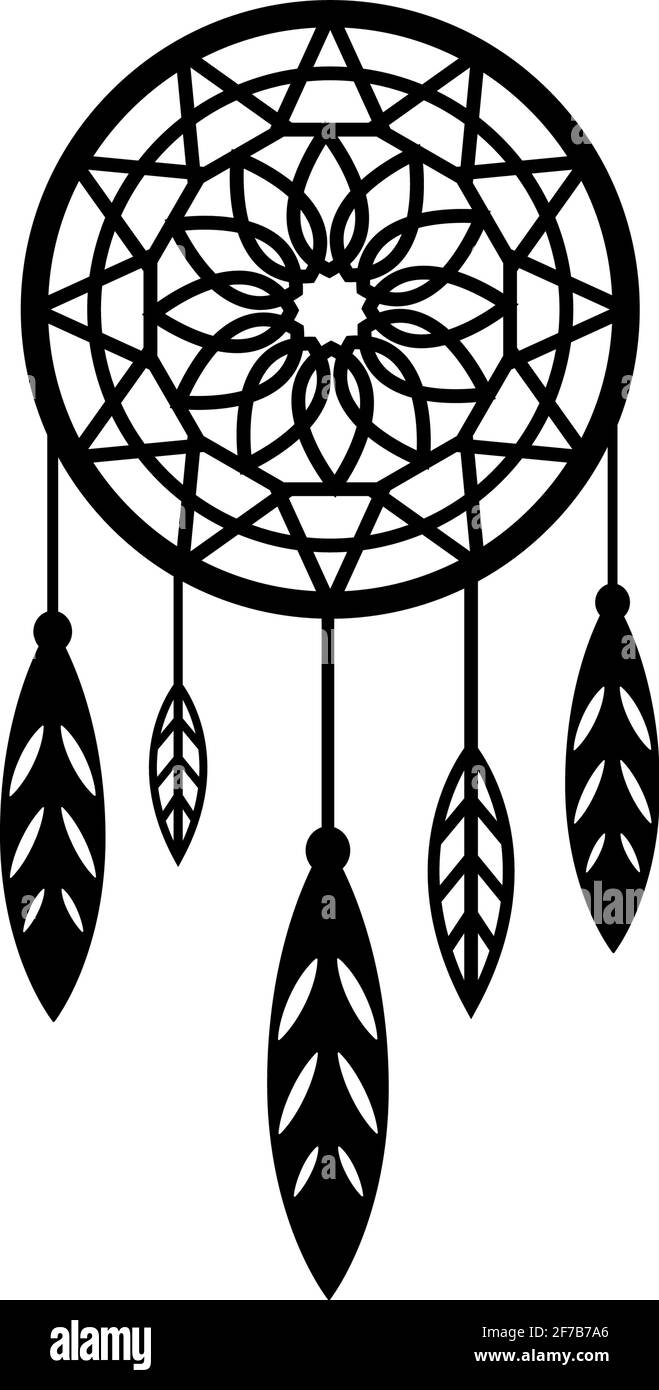 Dream catcher icon design template Royalty Free Vector Image