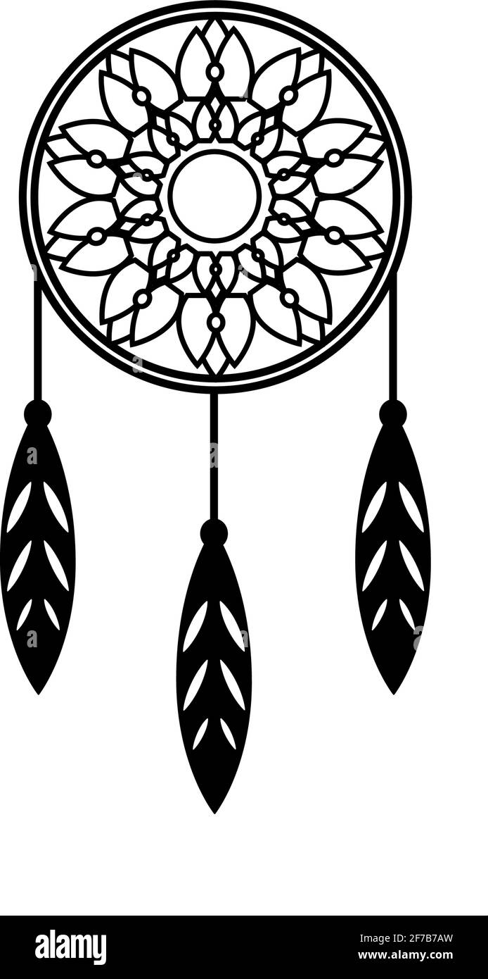 Dream catcher icon design template Royalty Free Vector Image