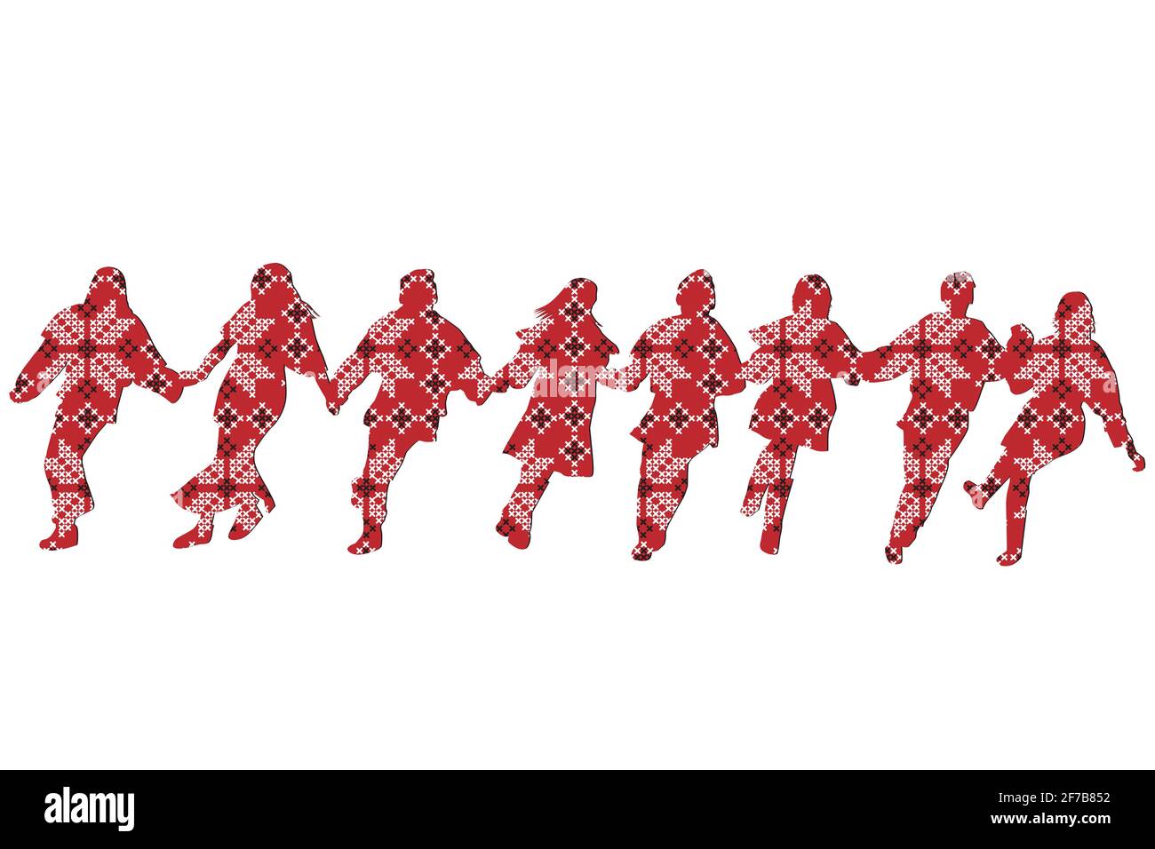 Greek dancers Stock Vector Images - Alamy